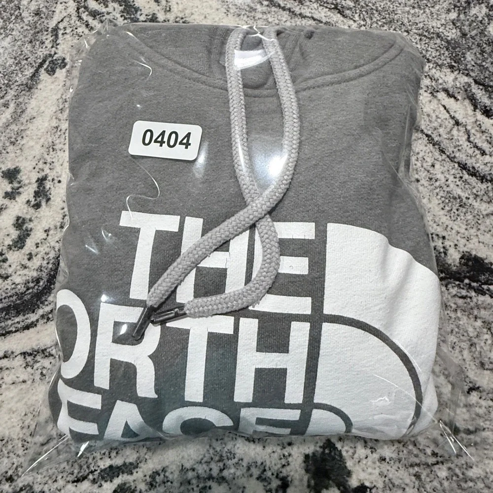 The North Face Mens Gray Graphic Half Dome Logo Pullover Hoodie Large NF0A3X9I